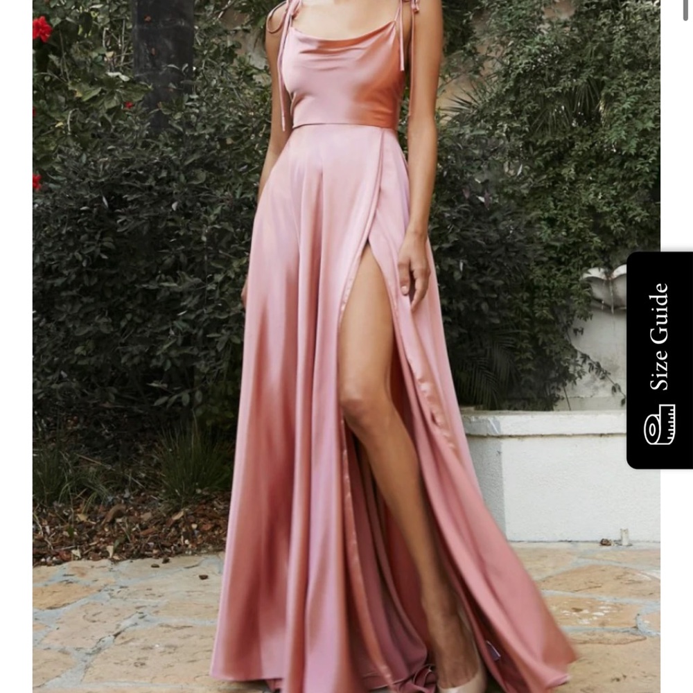 Brand New Satin Dress (Sz. large)